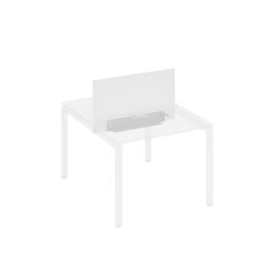 A4 экран настольный фронтальный для стола 100 с двумя кабель-каналами а4 с 845 бп