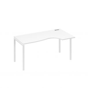 A4 стол эргономичный правый классика на металлокаркасе due а4 б2 046 бп