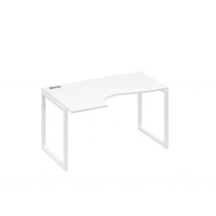 A4 стол классика левый на металлокаркасе quattro эргономичный а4 б4 043 бп