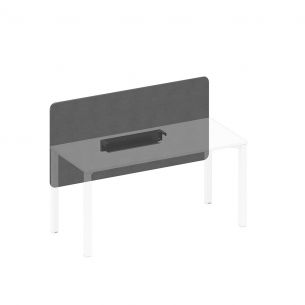 Спэйс+ | space+ экран настольный фронтальный тканевый с кабель-каналом а1 чр 858.02 ba50