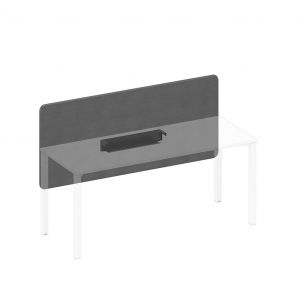 Спэйс+ | space+ экран настольный фронтальный тканевый с мягким наполнителем с кабель-каналом а1 чр 859.01 ba50