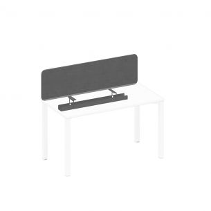 Спэйс+ | space+ экран настольный фронтальный тканевый с кабель-каналом а1 чр 877.02 ba50