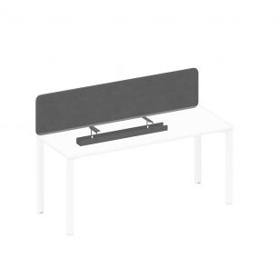 Спэйс+ | space+ экран настольный фронтальный тканевый с кабель-каналом а1 чр 879.02 ba50