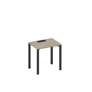 Спэйс+ | space+ стол письменный на металлокаркасе, столешница с заглушкой а1 чр 001 вл