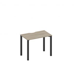 Спэйс+ | space+ стол письменный на металлокаркасе, столешница с вырезом а1 чр 002.2 вл