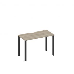 Спэйс+ | space+ стол письменный на металлокаркасе, столешница с вырезом а1 чр 003.2 вл