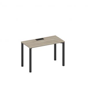 Спэйс+ | space+ стол письменный на металлокаркасе, столешница с заглушкой а1 чр 003 вл