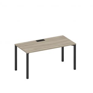 Спэйс+ | space+ стол письменный на металлокаркасе, столешница с заглушкой а1 чр 025 вл