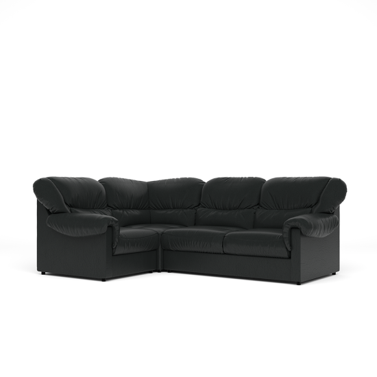 Диван угловой 1У2 черная CN1114