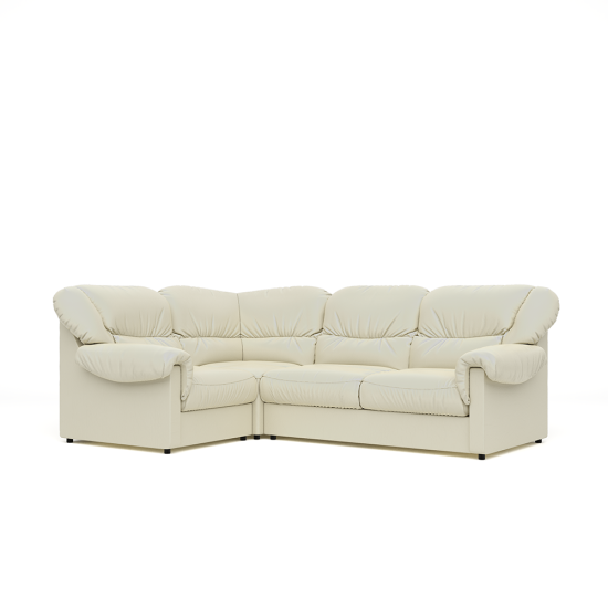 Диван угловой 1У2 светло-бежевая CN1112